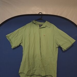 Ralph Lauren Light Green Casual Button Down Shirt